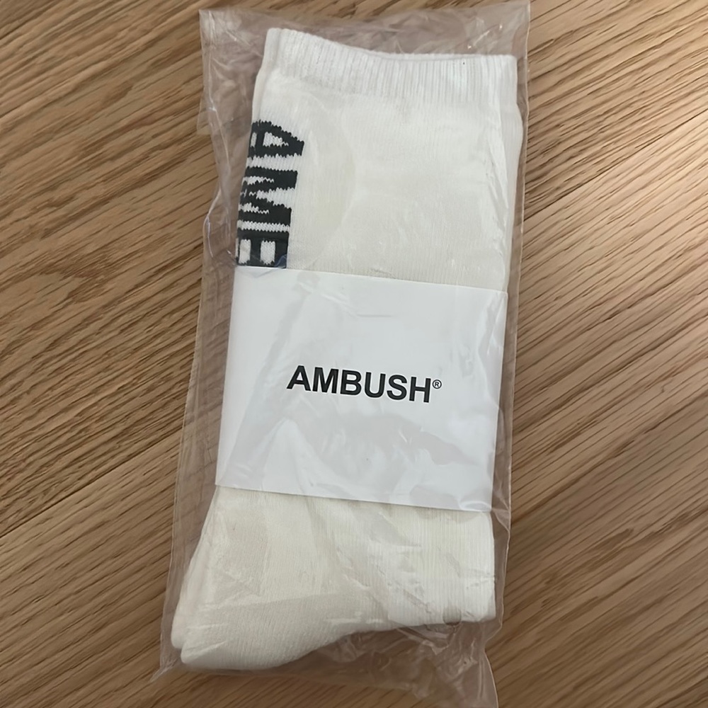 AMBUSH  LOGO SOCKS